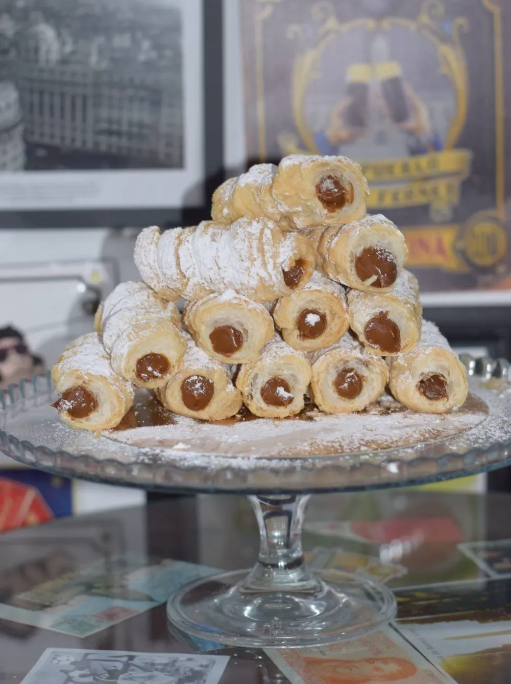 Cañoncitos de dulce de leche - postre argentino